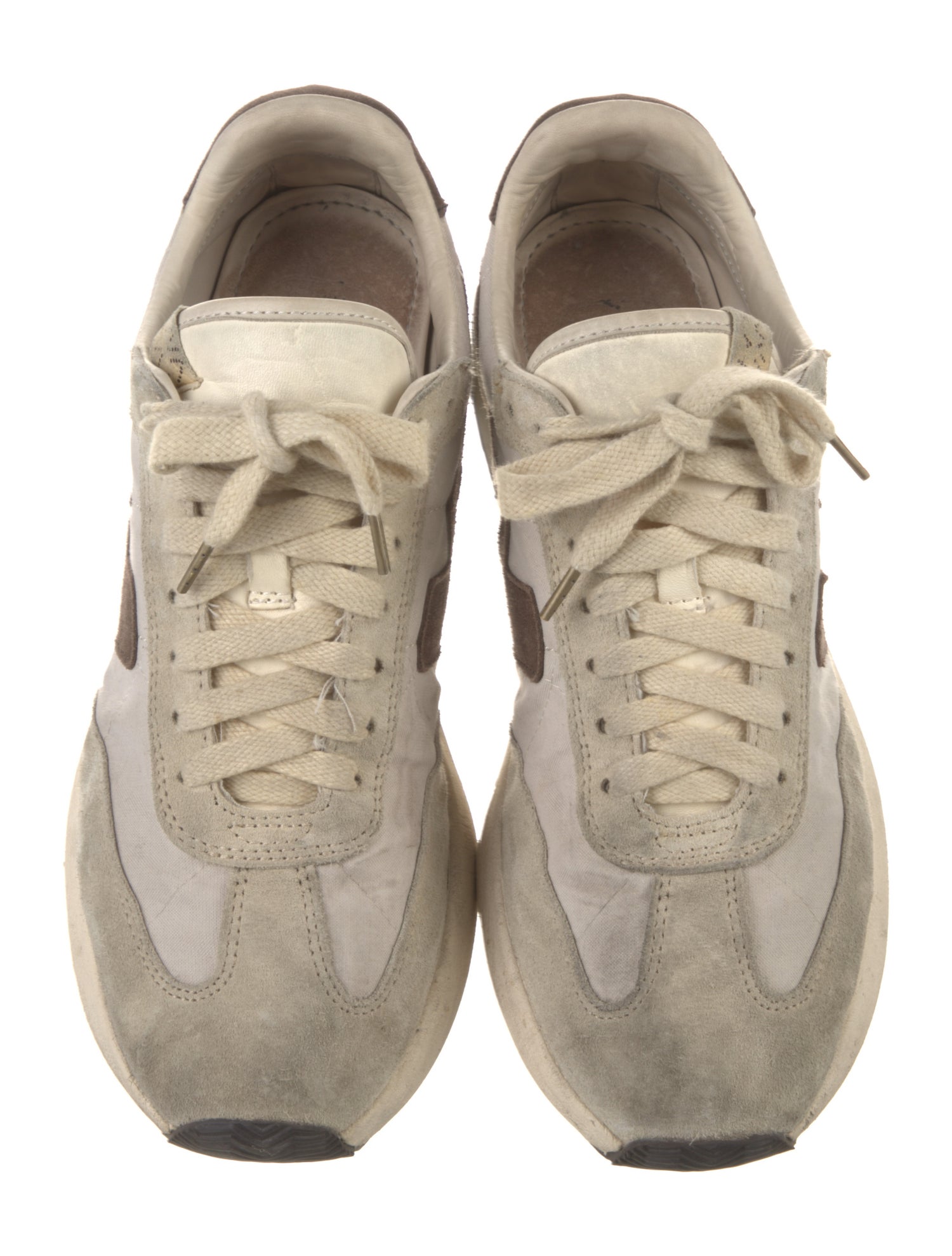 Visvim Suede Leather Trim Embellishment Athletic Sneakers